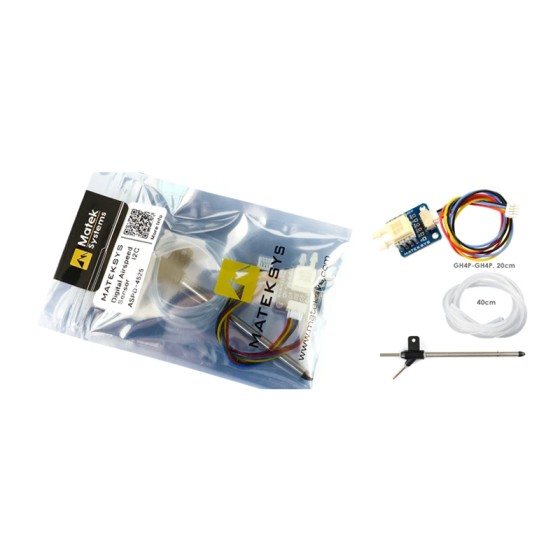 Original Matek System ASPD-4525 Digital Air Speed Sensor for Matek Flight Controller RC Racing Airplane Fixed-Wing FPV DIY Part